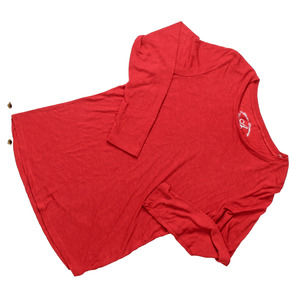 Women's Large Red Allison Brittney Light Weight Long Sleeve Top